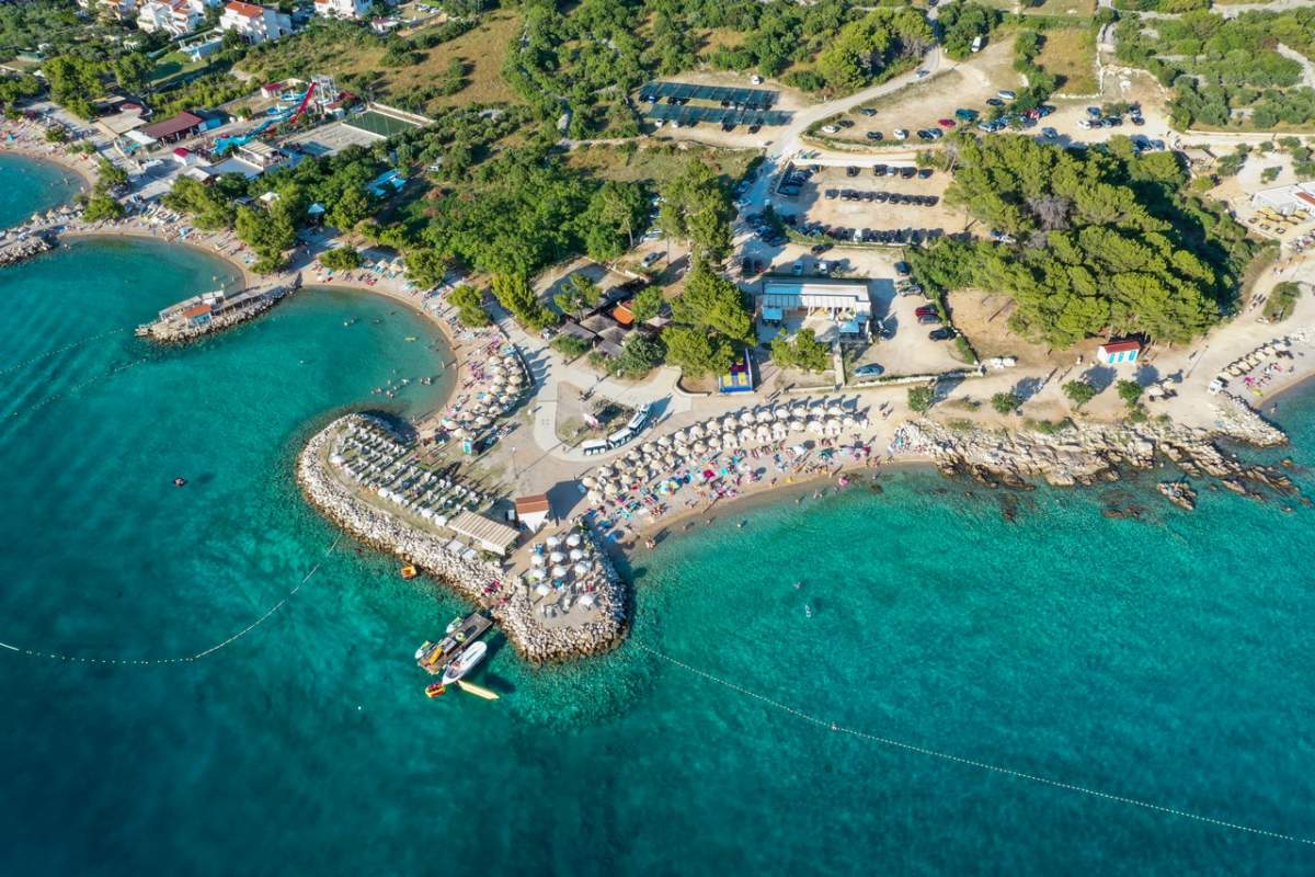 Punta Debij beach in Punat